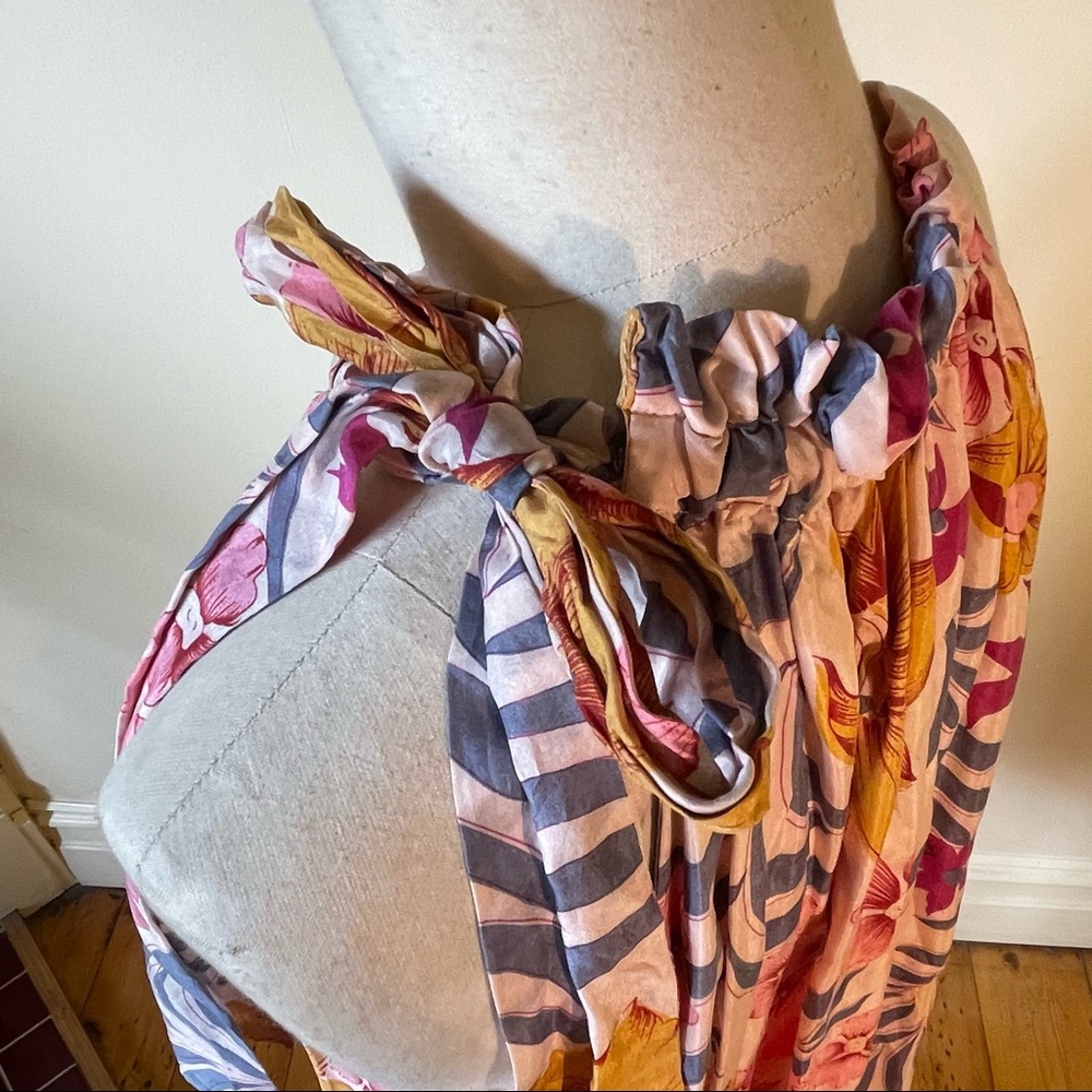 WHITE SUEDE | Silk Top | Made in Australia | Size 8 - Picture 4 of 8